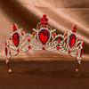 Luxury Baroque Crown Shiny Rhinestone Crown Fashion Princess Tiara  Bridal