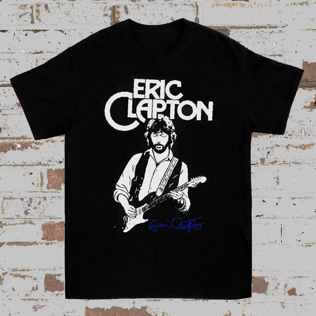 Eric Clapton men women T-Shirt Short sleeve all size S to 5XL S разноцветный