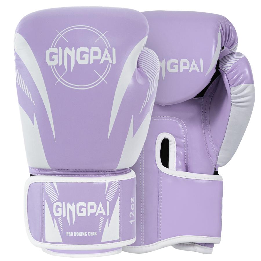 Hoge Kwaliteit Bokshandschoenen Muay Thai Handschoenen voor Kinderen MMA Kickboksen Sparring Bokszak Training 6oz gray