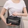Transparente Kosmetiktasche aus Netzstoff, klein und groß, schwarz, Make-up-Tasche, tragbarer Reise-Kulturbeutel, Aufbewahrungstasche für Lippenstifte