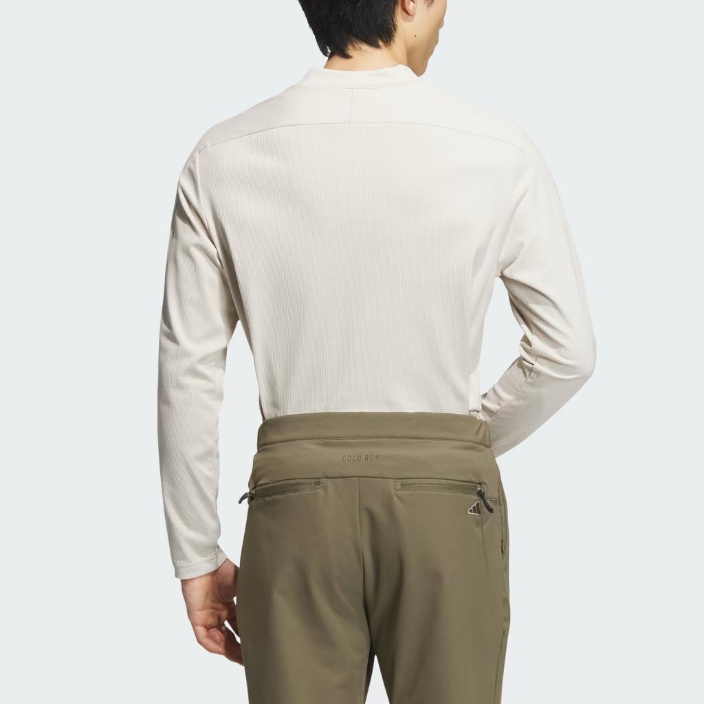 Men's Adidas T Shirts Men's White Half Turtleneck Moderate Straight Fit