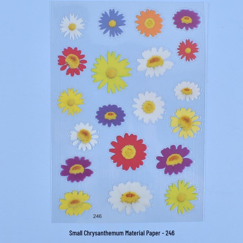 Poppy DIY Flower Epoxy Mold & Crystal Sticker Kit