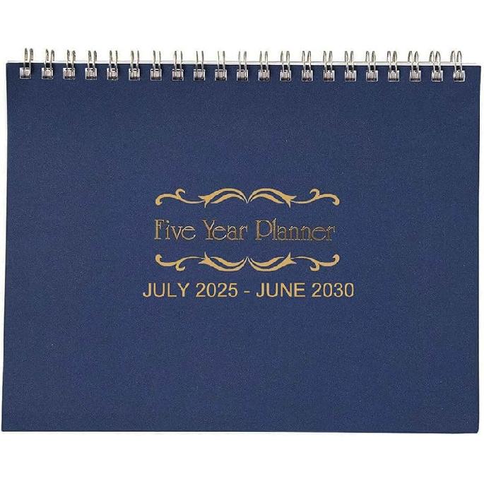 5 Year Calendar Planner Blue 11*8.5  July 2025-June 20