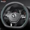 O-Typ Lenkradbezug für VW Sharan Passat Caddy Touran Tiguan Golf Polo Teramont Atlas T-Roc T-cross