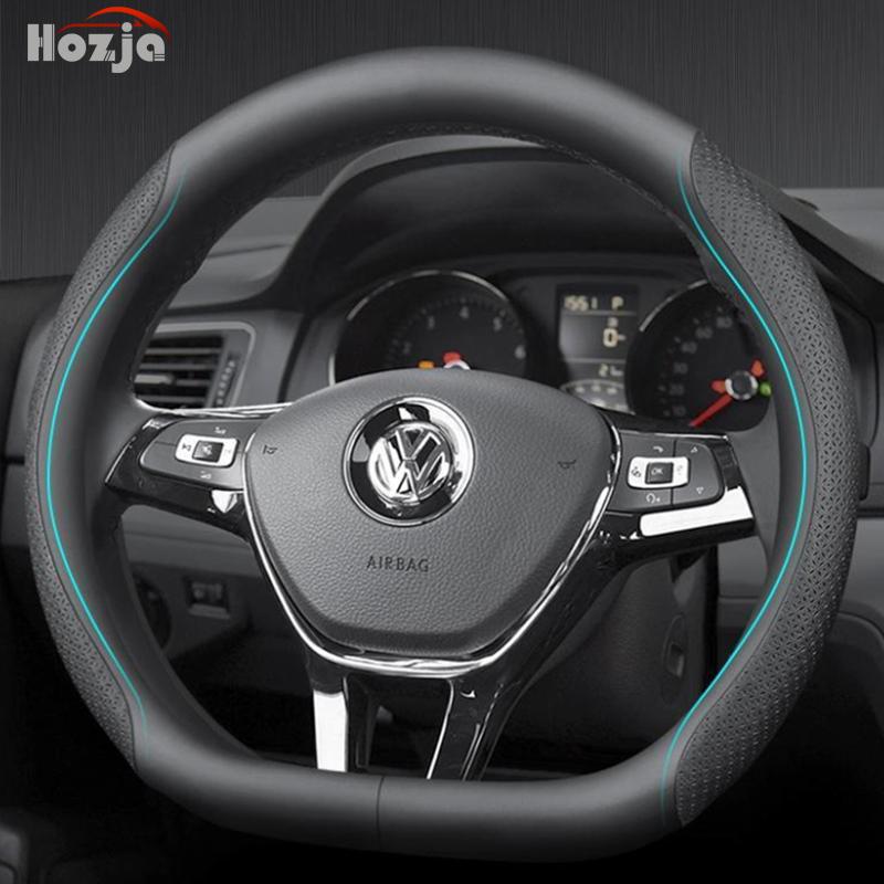 O-Typ Lenkradbezug für VW Sharan Passat Caddy Touran Tiguan Golf Polo Teramont Atlas T-Roc T-cross