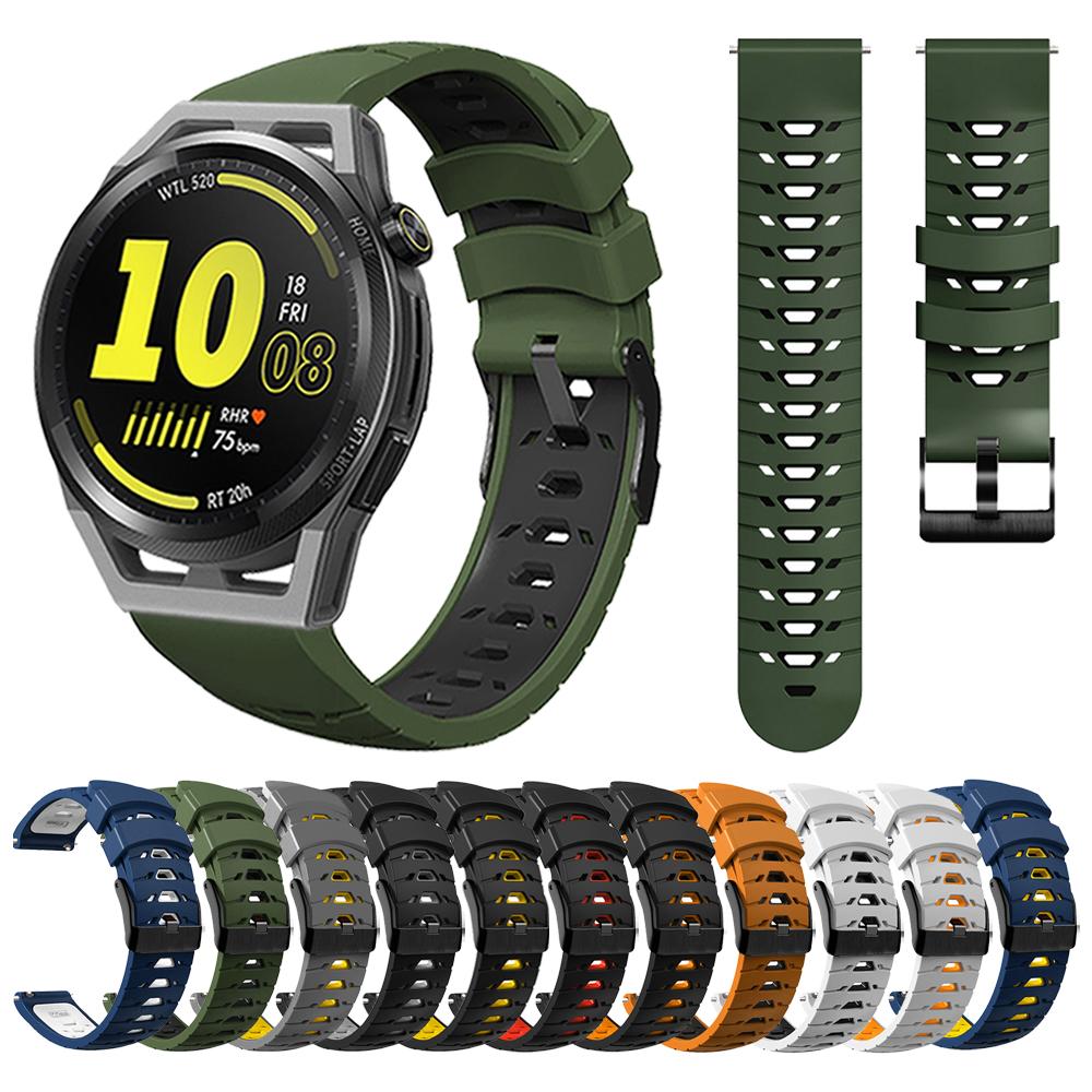 Zapasowy Pasek Do HUAWEI WATCH GT 3 Pro 46mm 43mm Sportowy Silikonowy Pasek Do HUAWEI GT Runner GT3 GT2 42mm Pasek do Zegarka Bransoleta