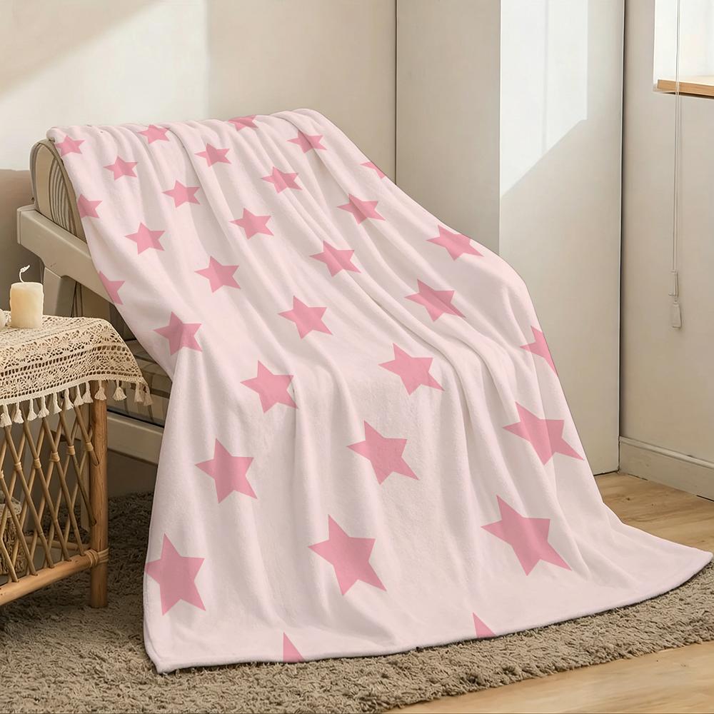 Stelle sono belle affascinanti Lancia Leggero 240g Coperta in Flanella Morbida Delicata sulla Pelle per Rinfrescarsi in Estate