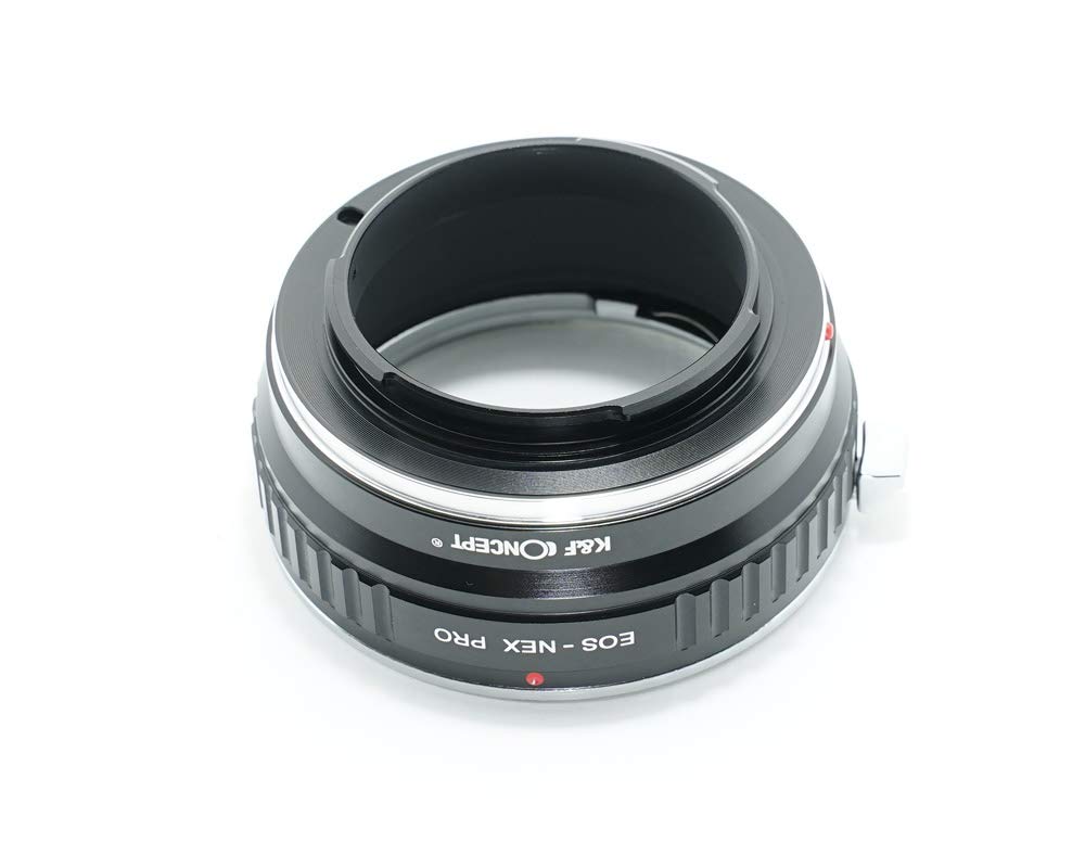 CONCEPT Adaptor Canon EOS EF la NEX PRO cu lavetă pentru obiectiv K&F (EF-S) Montură E ef-nex-pro (KFNEXPRO)