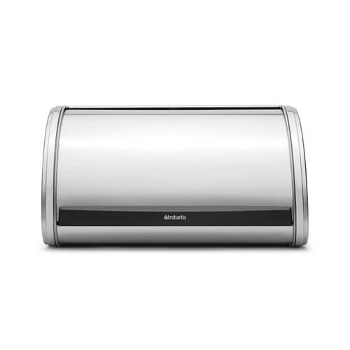 Mittlerer Brotkasten mit Rolldeckel (34,5 x 27,5 x 17,8 cm) (Mattstahl)