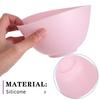 Silicone Bowl Home Use Odorless Anti-Drop 12.5x8cm Facial Mask Mixing Measuring Prep Non-Slip Staging Ingredient Bowl