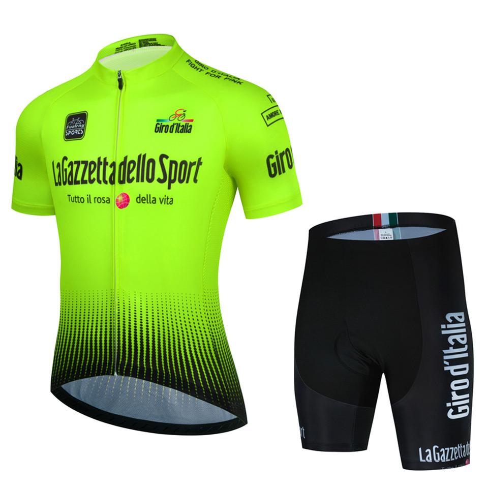 

2026 Tour Of Italy Summer Bicycle Clothes Cycling Jersey Set Road Bike Short Sleeve Cycling Clothing Men Mtb Jersey Set Sport Wear 3XL