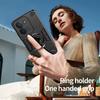 For Xiaomi Redmi 15C 4G (Global) (171mm)/Poco C85 4G (171mm) Case with Ring Holder Kickstand PC + TPU Anti-Fall Phone Cover