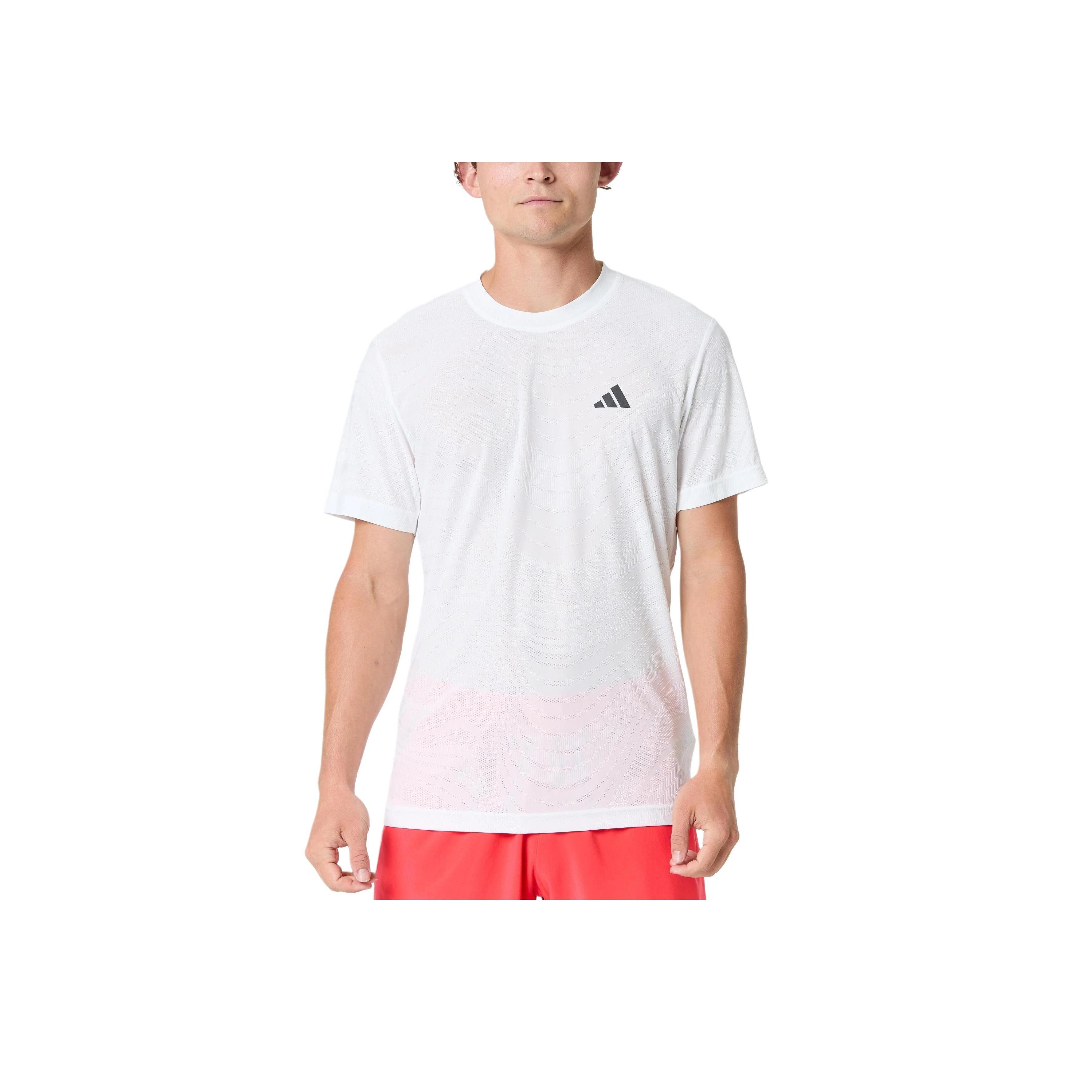 

Adidas Climacool FW24 Freelift Crew Neck Comfortable Short Sleeve T-Shirt Men Tops White JG1120 XL