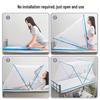 2026 No-Install Foldable Full-Cover Portable Single Bed for Home & Dorm