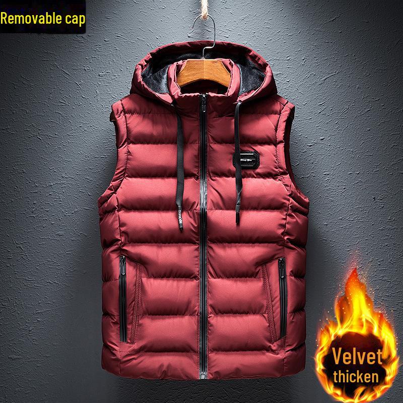 Gilet matelassé en coton style coréen pour homme - Mode Printemps, Automne, Hiver