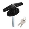 Waterproof T-Handle Lock for Cabinet Doors, Cam Lock, Suitable for Trucks, RVs, and Electrical Cabinets