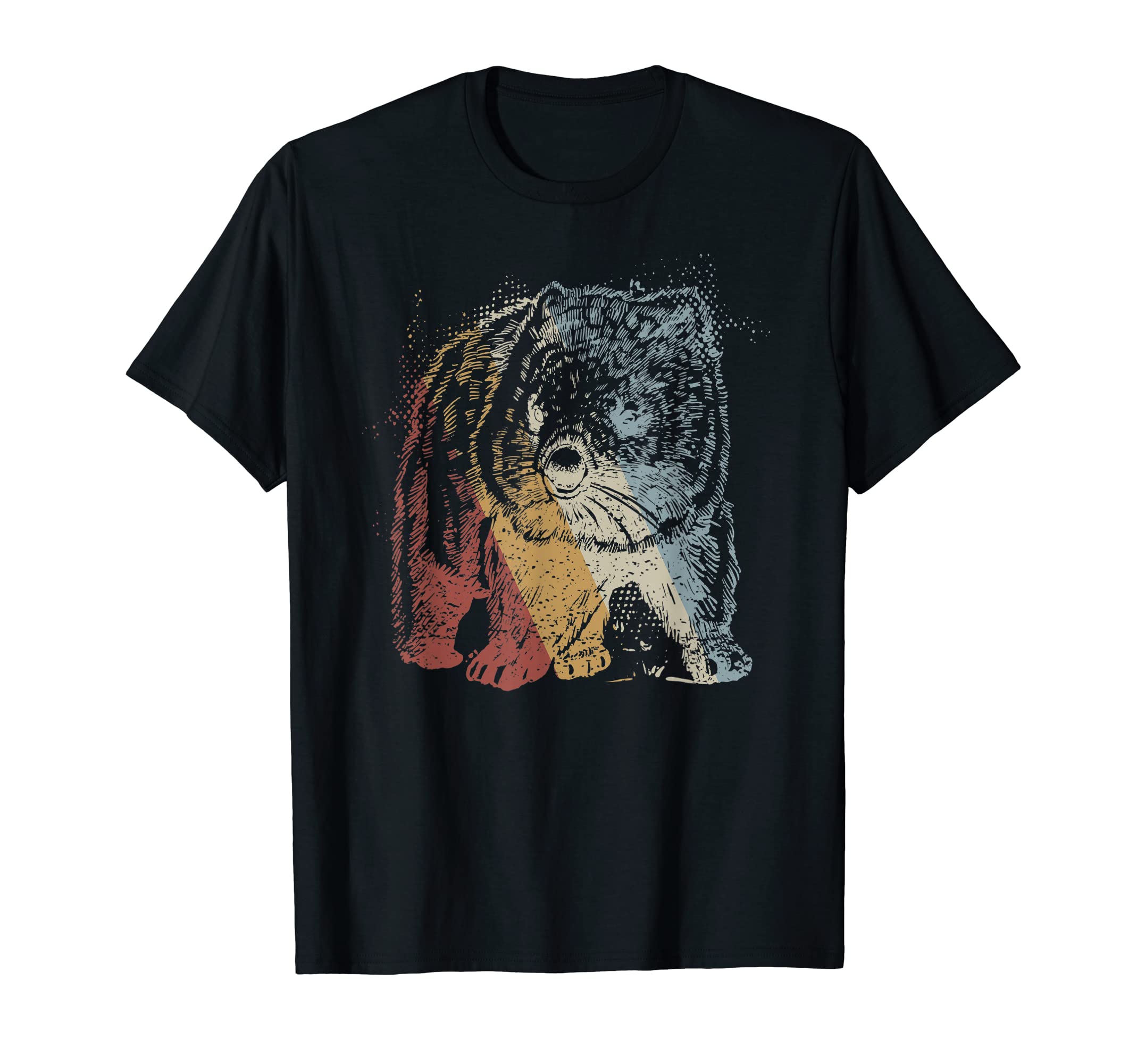 

Wombat Retro Style Vintage T-Shirt чёрный