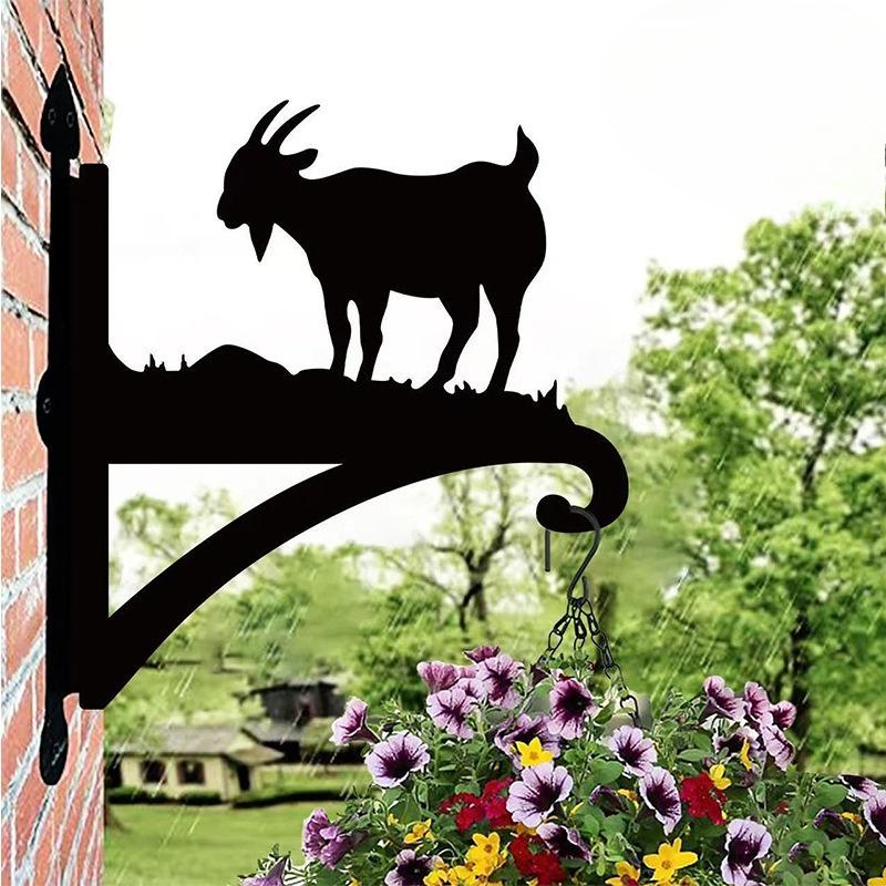 Gancio Gabbia per Uccelli Fata dei Fiori Ciondolo da Cortile, Ornamento Paesaggistico da Giardino Esterno, Decorazione da Appendere per Giardino, Supporto Casetta per Uccelli