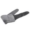 Uterus Warming Waist Belt Dark Gray Adjustable Thick Soft Plush Waist Cover for Hot Water Bottle
