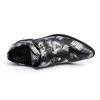 Men Printing Monks Loafers Shoes Wedding Party Shoes Casual Formal Business Leather Dress Prom Nightclub Shoes Plus Size