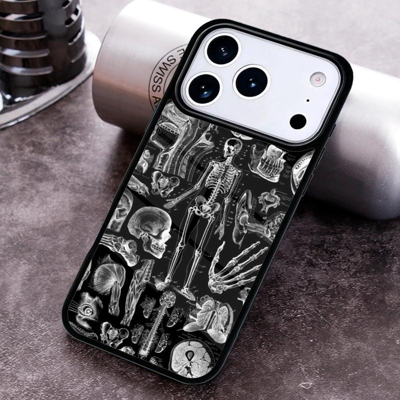 Medical Human Anatomy Phone Case for iPhone 17 16 15 Pro Max Air 14 13 12 11 Plus Shockproof Capa Cover