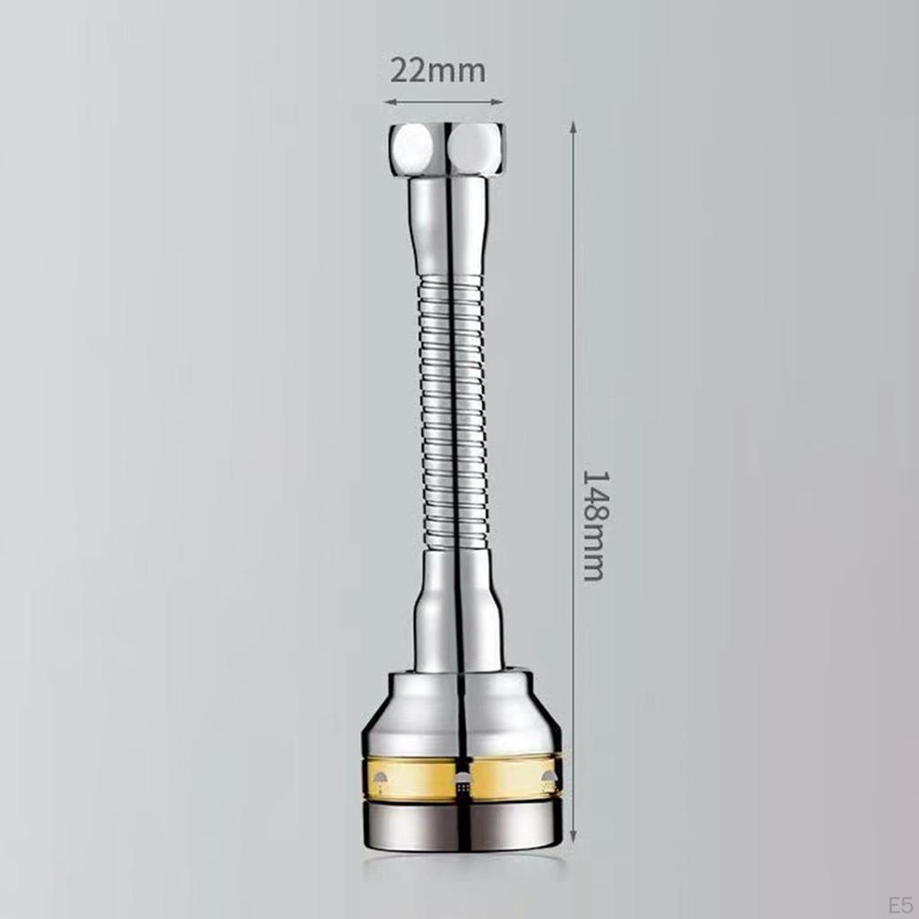 Adjustable Kitchen Faucet Sprayer with 360° Rotation