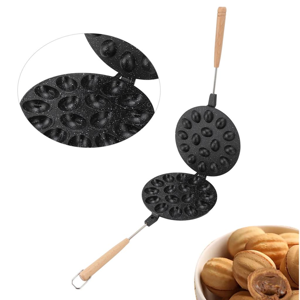 Cookie Moulding 16 Hole Non Stick Oval Shaped Cookie Moulding Maker for Home Bakery Bakery Supplies
