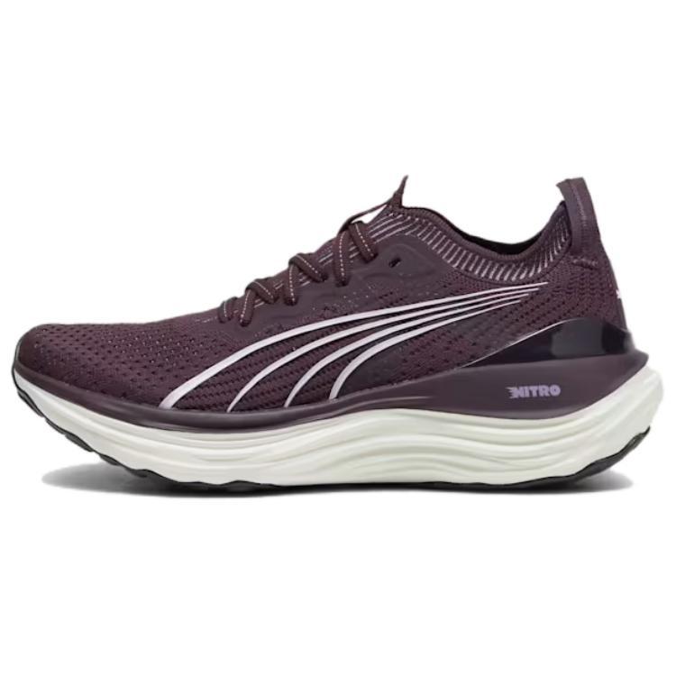 (WMNS) PUMA ForeverRun NITRO Knit Midnight Plum Vapor Grey Women s 379140-10 EU 37