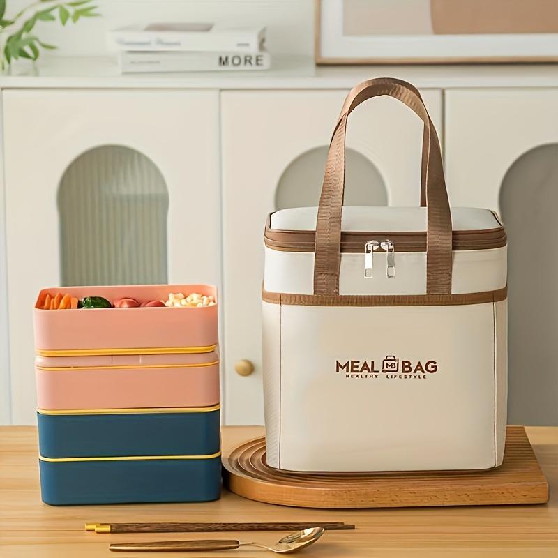 1pc of White Oxford Cloth Tote Storage Bag, a Set of Three Large Capacity Foldable Storage Bags, Perfect for Back-To-School Supplies