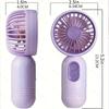 1PC  USB Rechargeable Mini Portable Fan, Three speed-Lightweight Handheld Fan Keeps Cool Anytime, Anywhere!