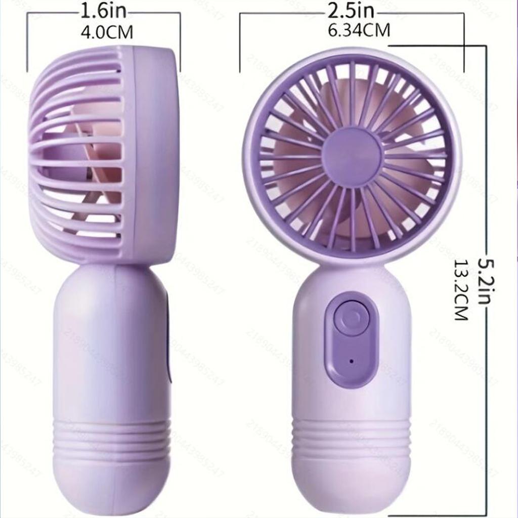 1PC  USB Rechargeable Mini Portable Fan, Three speed-Lightweight Handheld Fan Keeps Cool Anytime, Anywhere!