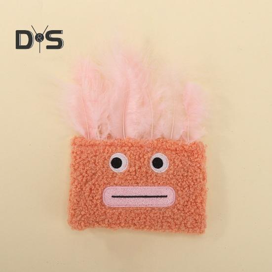 2Pcs Cat Toys Soft Plush Pet Toy Funny Hilarious Big-Mouth Afro Catnip Toy Bite-Resistant Scratch-Resistant Kitty Toy for Indoor Cats