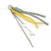 Anti-lost Colorful Braided Lanyard Beaded Nylon Rope Keyring Mobile Phone Lanyard  Christmas Gifts