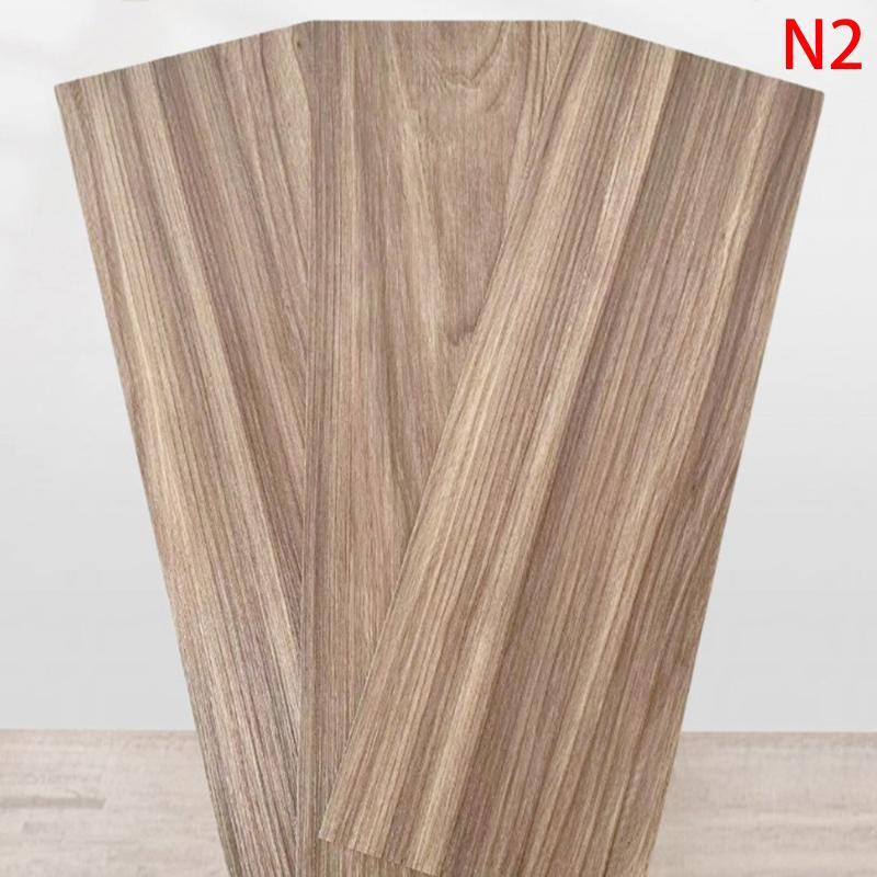 10PCS 40x15cm PVC Floor Stickers Self-adhesive Stickers Waterproof Thickened Wood Grain Floor Stickers Stickers Living Room