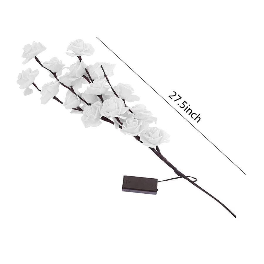 LED Heart Rose Flower String Lights: Romantic Valentine's Day Decoration