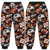 Custom and Number Football Fan and Men's Sweatpants for Outfit