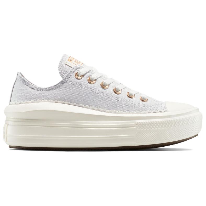 Converse Scarpe da ginnastica Chuck Taylor All Star basse in tela da donna Bianche A15494C