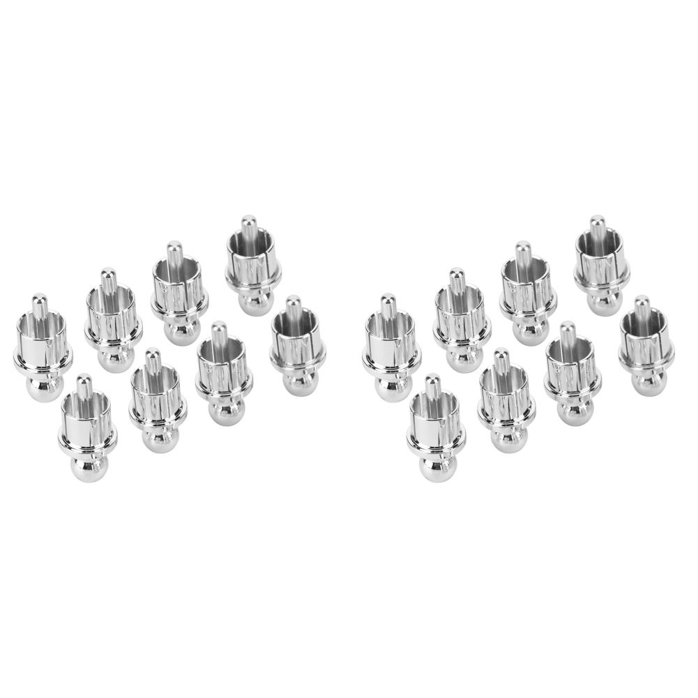 

Защитные колпачки RCA T0 # с родиевым покрытием, медный колпачок с шумозащитой, пылезащитный колпачок(Серебро 8