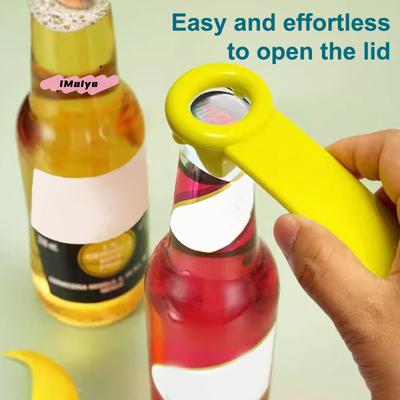 2-in-1 Portable Can Opener Phone Stand - Universal Non-Slip Beer Bottle Cap Opener Kitchen Gadget Half-Pack Option Available