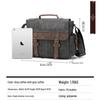 LIDU Men's Vintage Multi-functional Messenger Bag