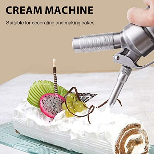 Dovhmoh Professional Whipped Cream Dispenser, Stainless Steel, 500ML Capacity, Canister, Homemade Whipped Cream Maker