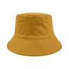 Pure cotton high quality double-sided fisherman hat Korean version face slim basin hat sun protection bucket hat embroidery