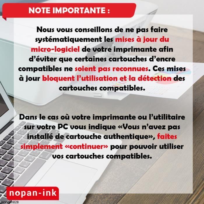 2 Cartouches 305 XXL compatible pour HP 305 XL 305XL Noir + Couleur (3YM62AE + 3YM63AE) pour Deskjet 1210 1212 1255 2710 2720 2721 2