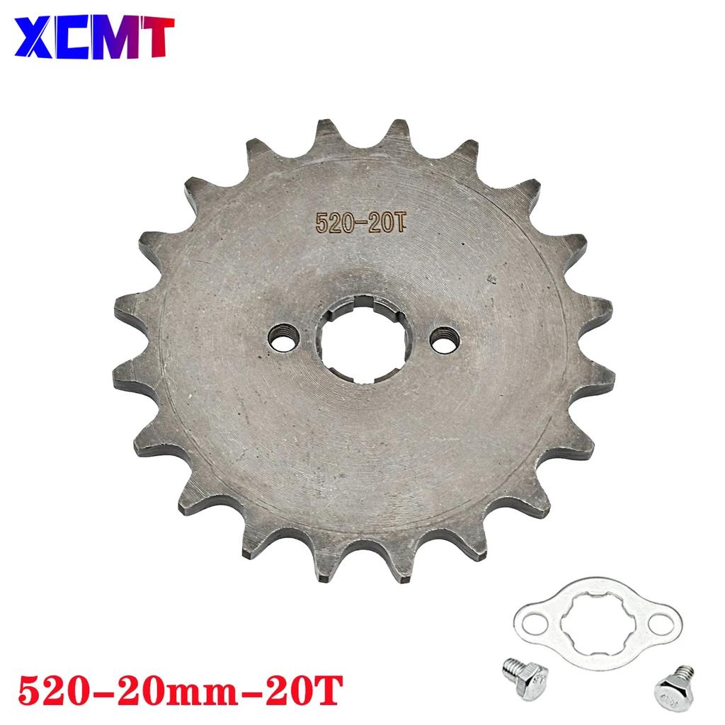 520 10t 11T 12T 13T 14T 15T 16T 17T 18T 19T 20T Zahn 20mm Innendurchmesser Frontmotor Ritzel passend für Pit Bike ATV Motorradteil