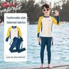 Youyou Boys' Two-Piece Long Sleeve Long Pants Swimwear Set - 2026 New Style for Kids