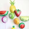 Entzückende Frucht-Themen-Ballons Erdbeere Wassermelone Orange Ananas für Kinderzimmer Geburtstagsdekorationen Outdoor Stil