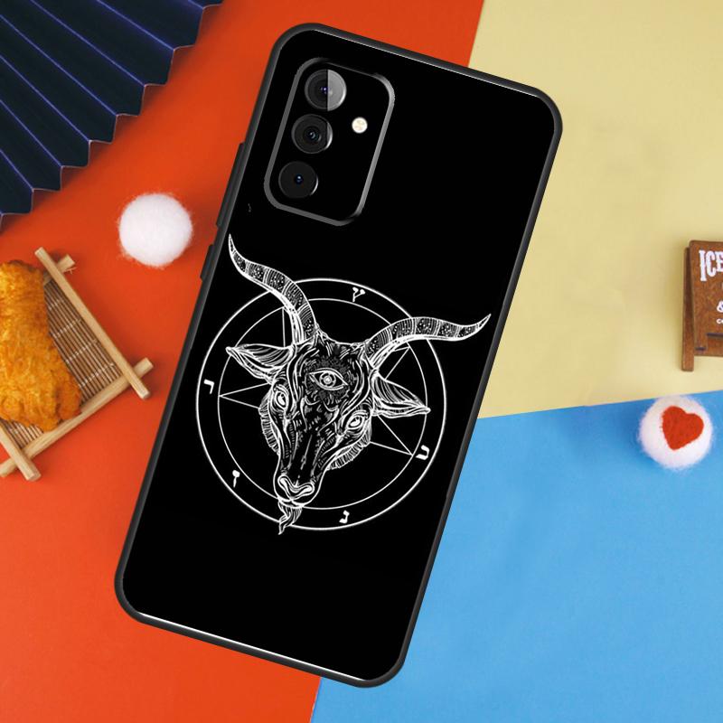 Witchcraft Occult Pentagram Case For Samsung Galaxy A17 A35 A55 A06 A16 A26 A36 A56 A53 A32 A52 A33 A13 A14 A34 A54 A15