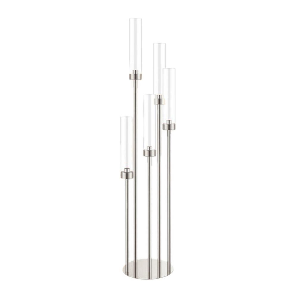 Removable Acrylic Lampshade 5 Arm Floor