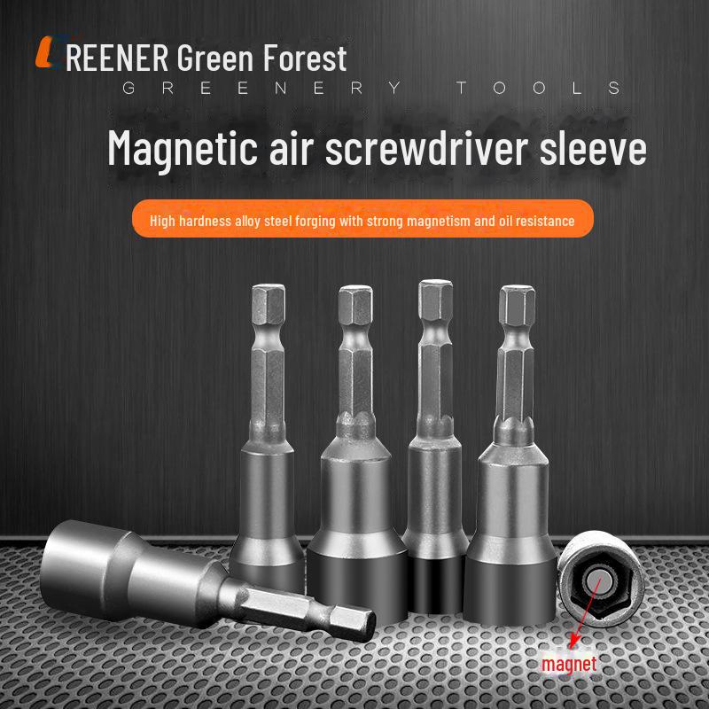 Green Forest Magnetic Hex Socket No. 6 for Electric Screwdriver & Hand Drill