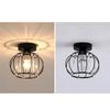 Modern Crystal Flush Mount Ceiling Light with Clear Prisms, 20W E27 Hallway Chandelier for Indoor Lighting